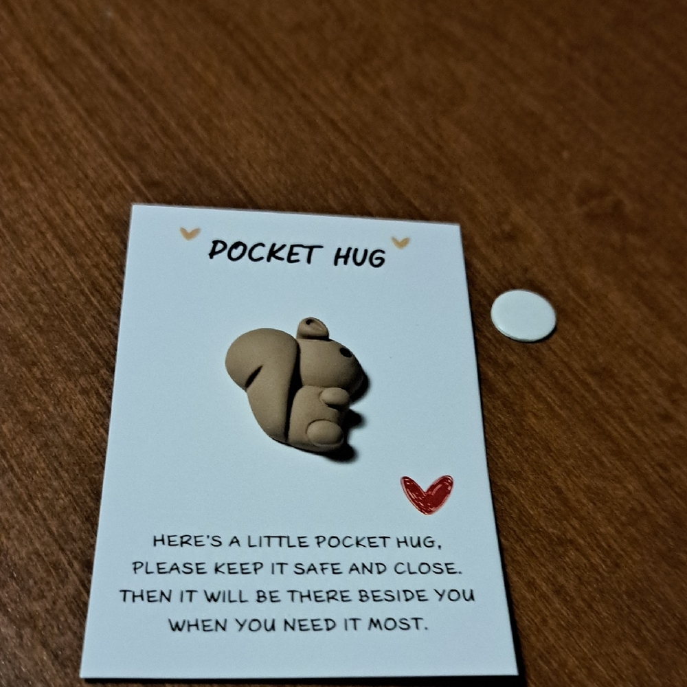 🛍Pocket Hug Card with Squirrel / BUNDLE ONLY 2or more items